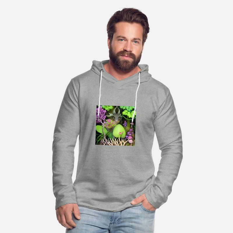 a humanoid plant lost in a magical forest