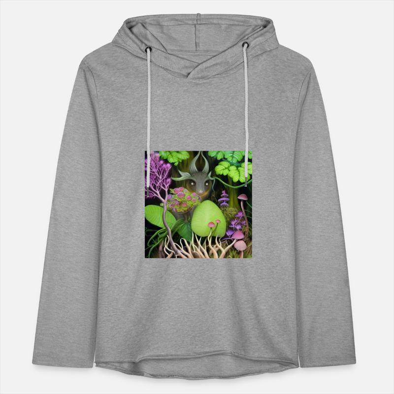 a humanoid plant lost in a magical forest