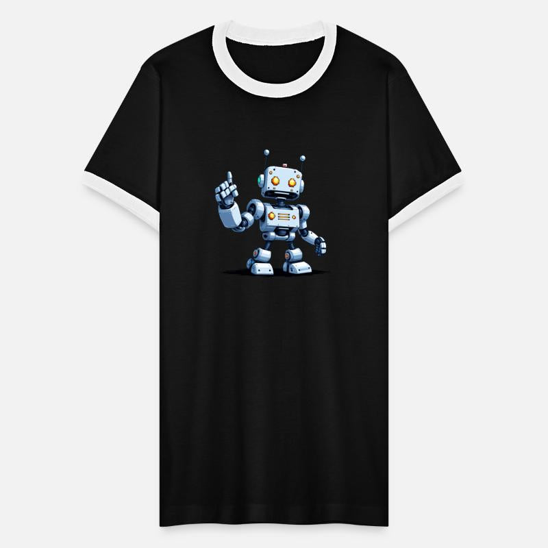 A pixel art of a robot