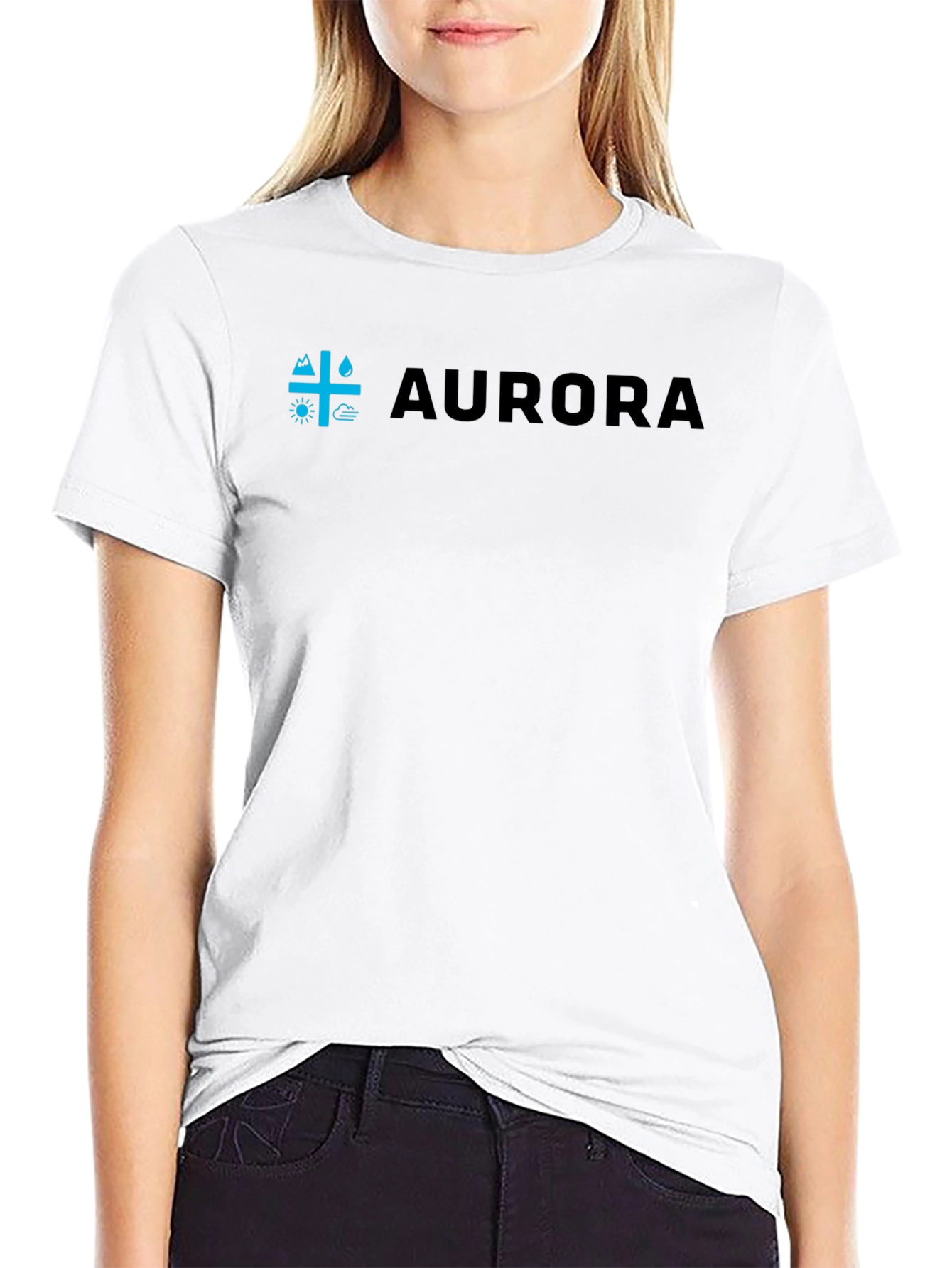 Aurora Nature Element Tee - Black Unisex