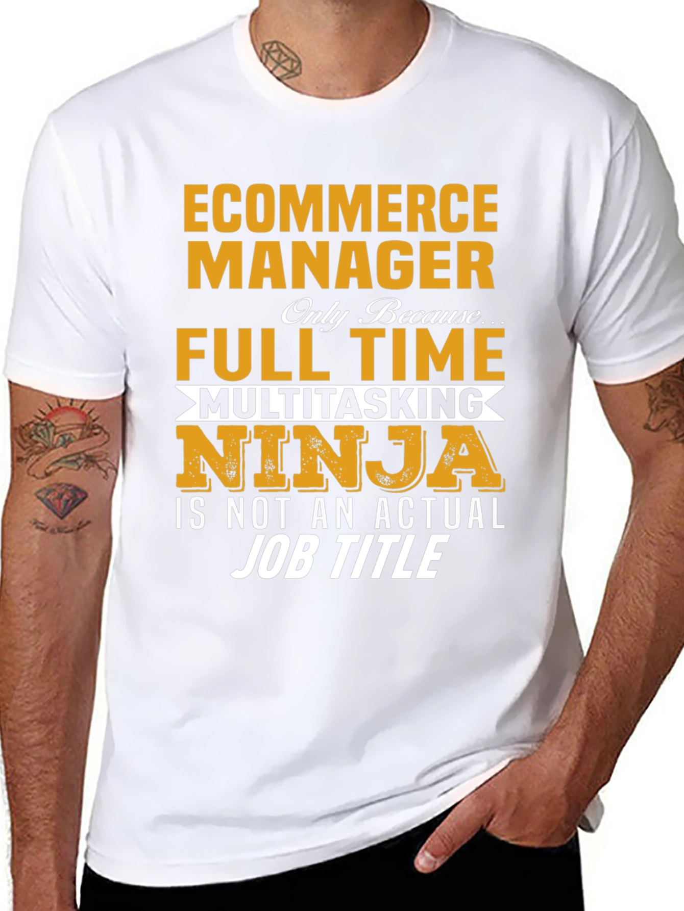 Ecommerce Manager Full Time Ninja T-Shirt