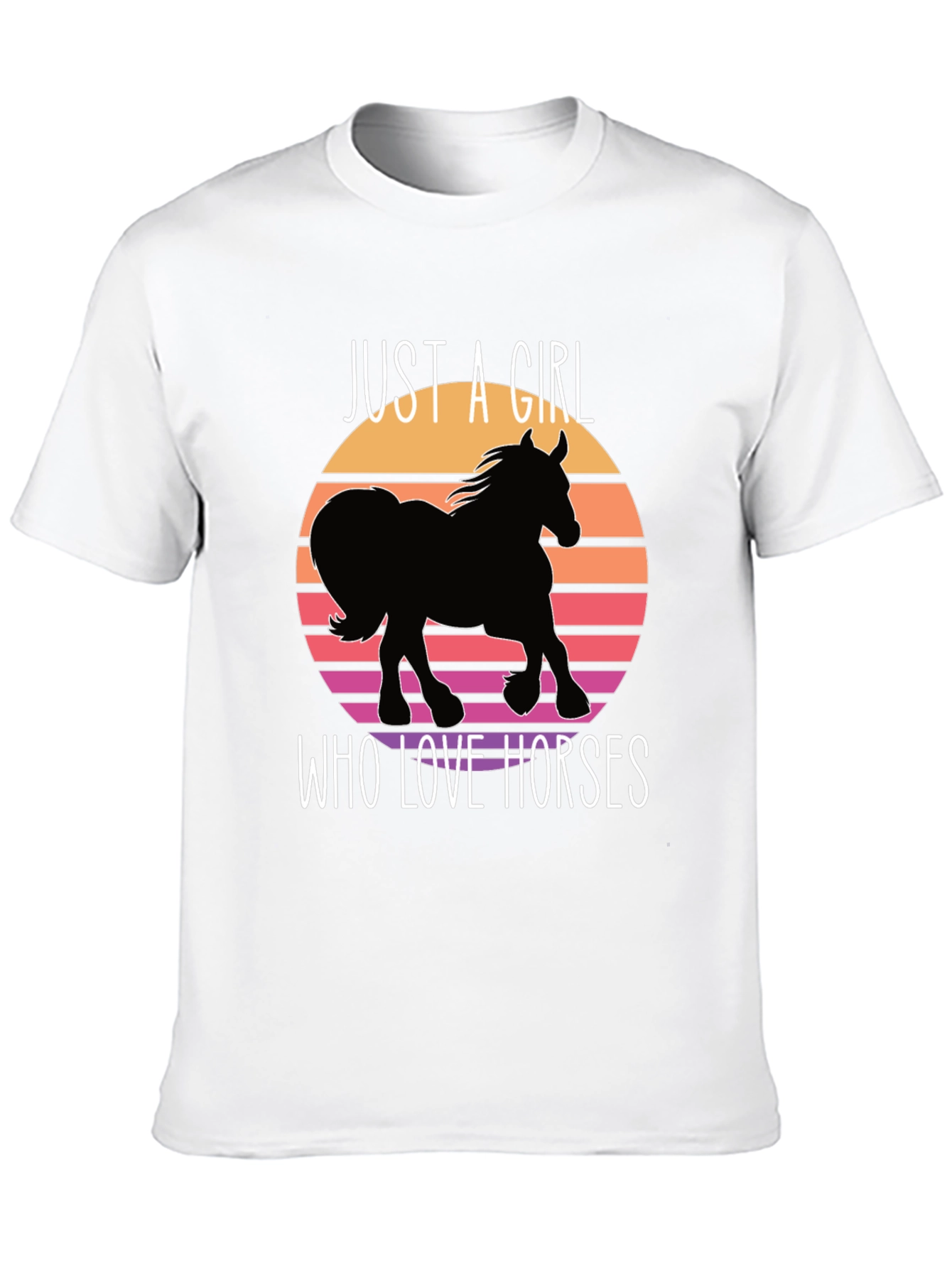 Just a Girl Who Loves Horses T-Shirt