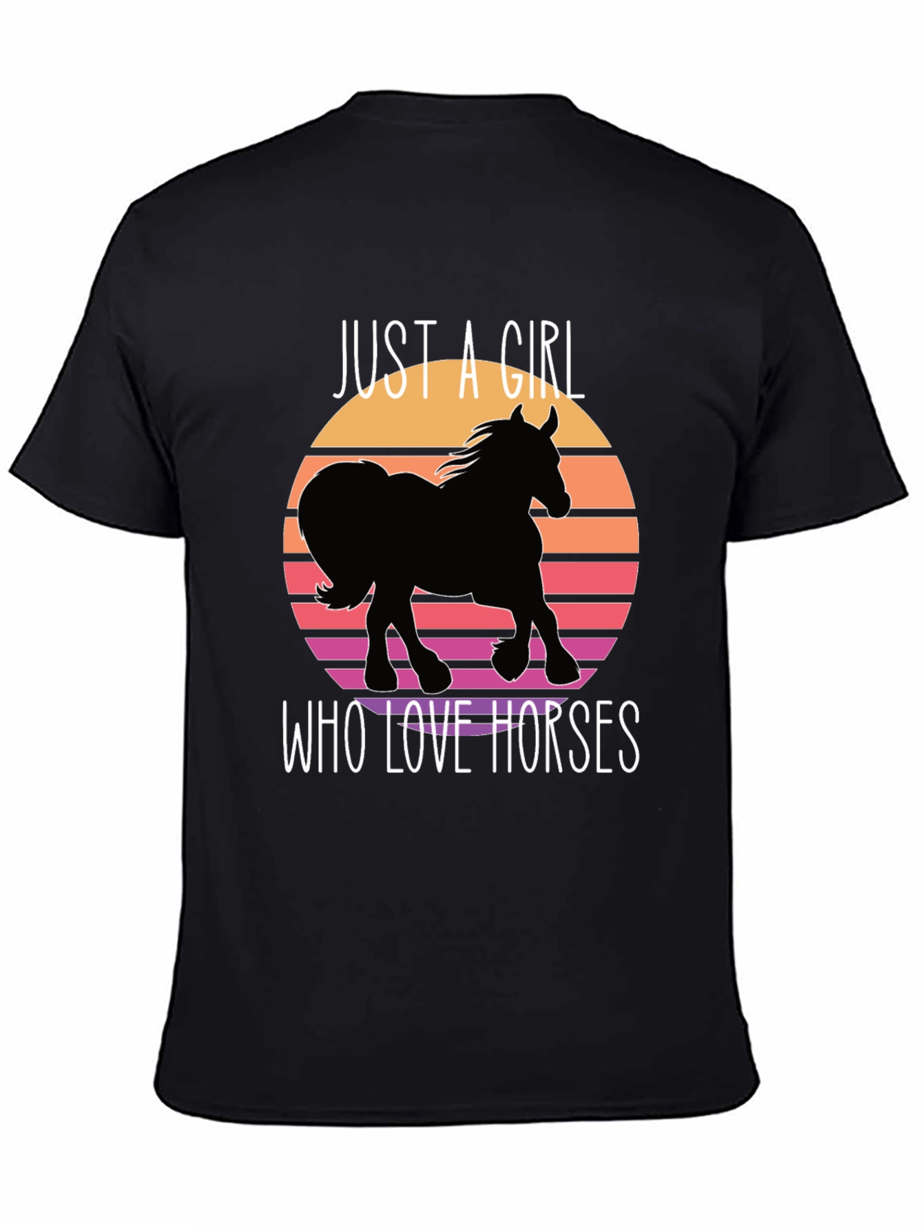 Just a Girl Who Loves Horses T-Shirt