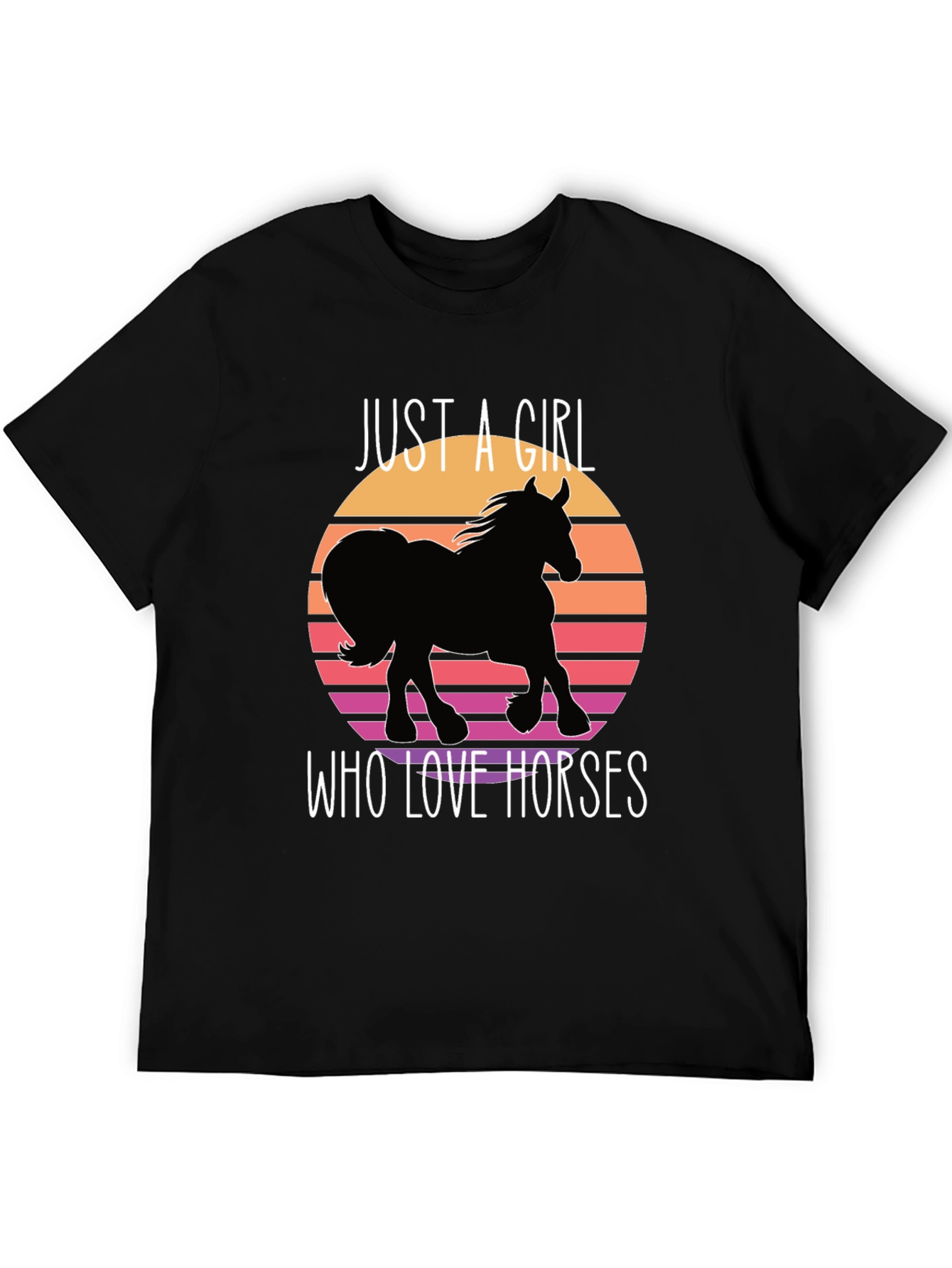 Just a Girl Who Loves Horses T-Shirt
