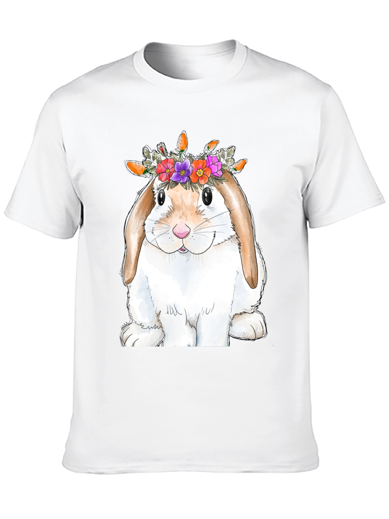 Bunny Flower Crown Graphic Tee