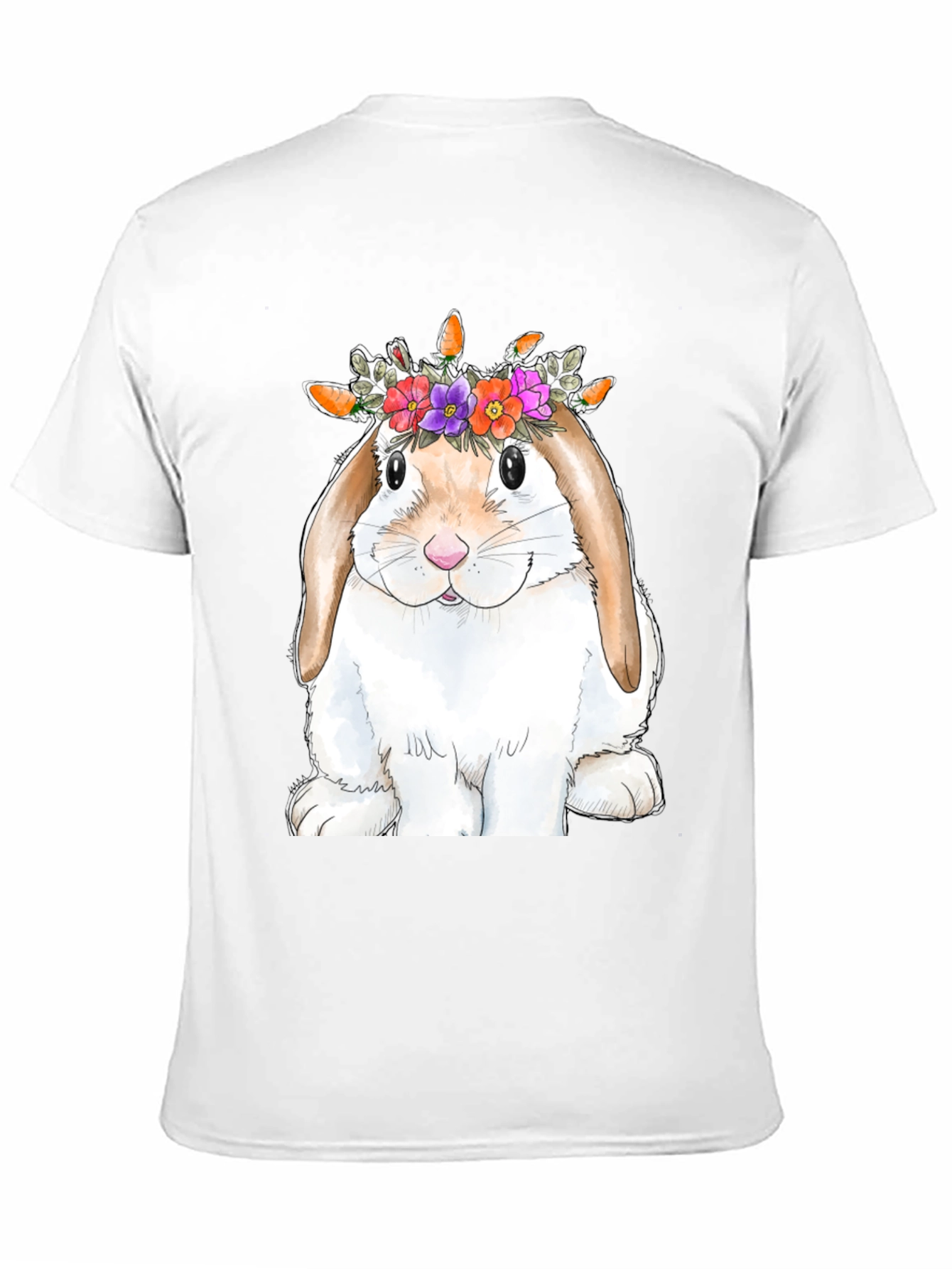 Bunny Flower Crown Graphic Tee