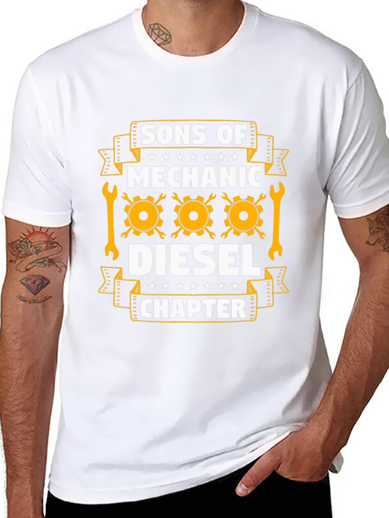 Sons of Mechanic Diesel Chapter Black T-Shirt