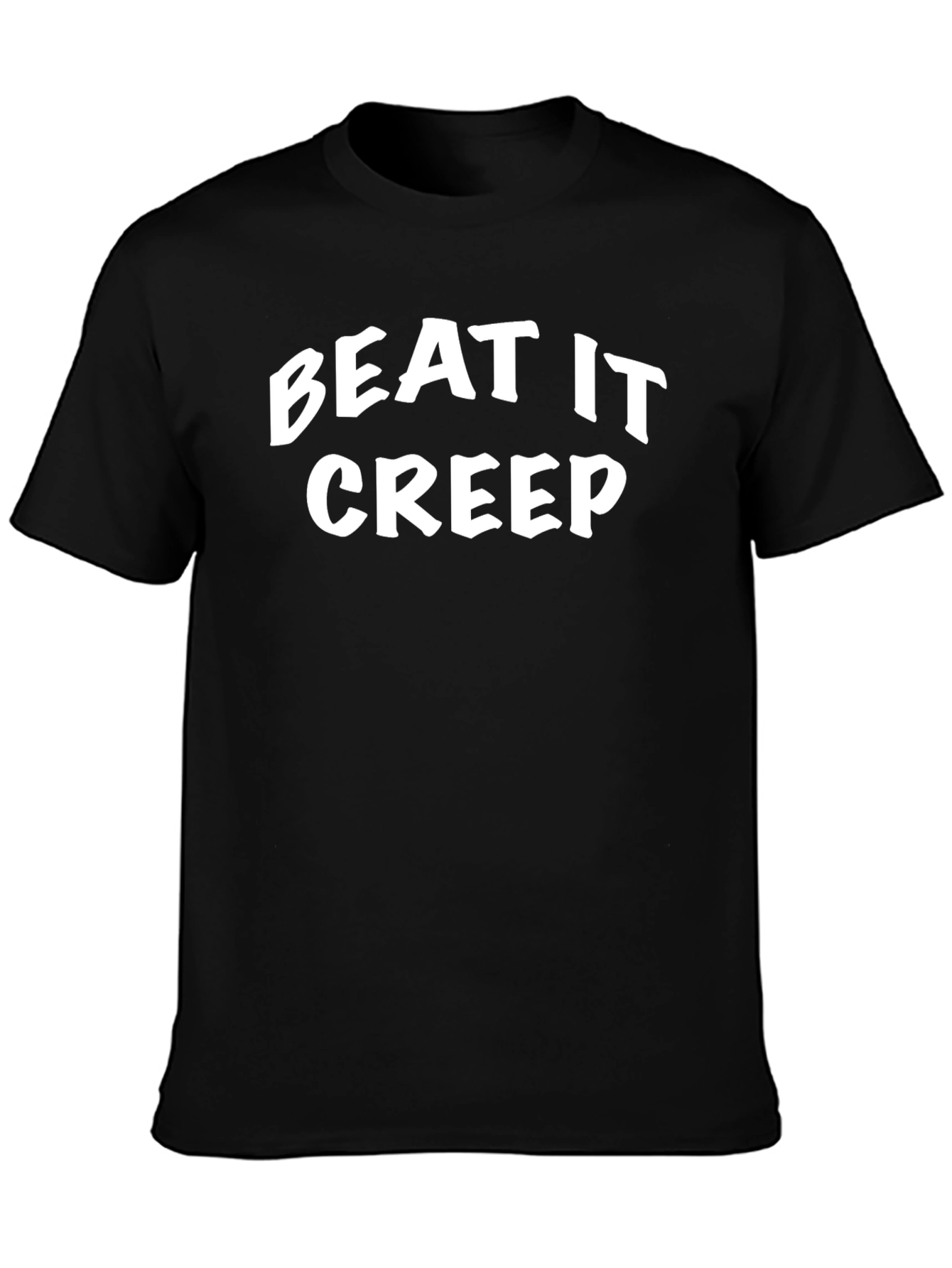 Beat It Creep Graphic Black T-Shirt