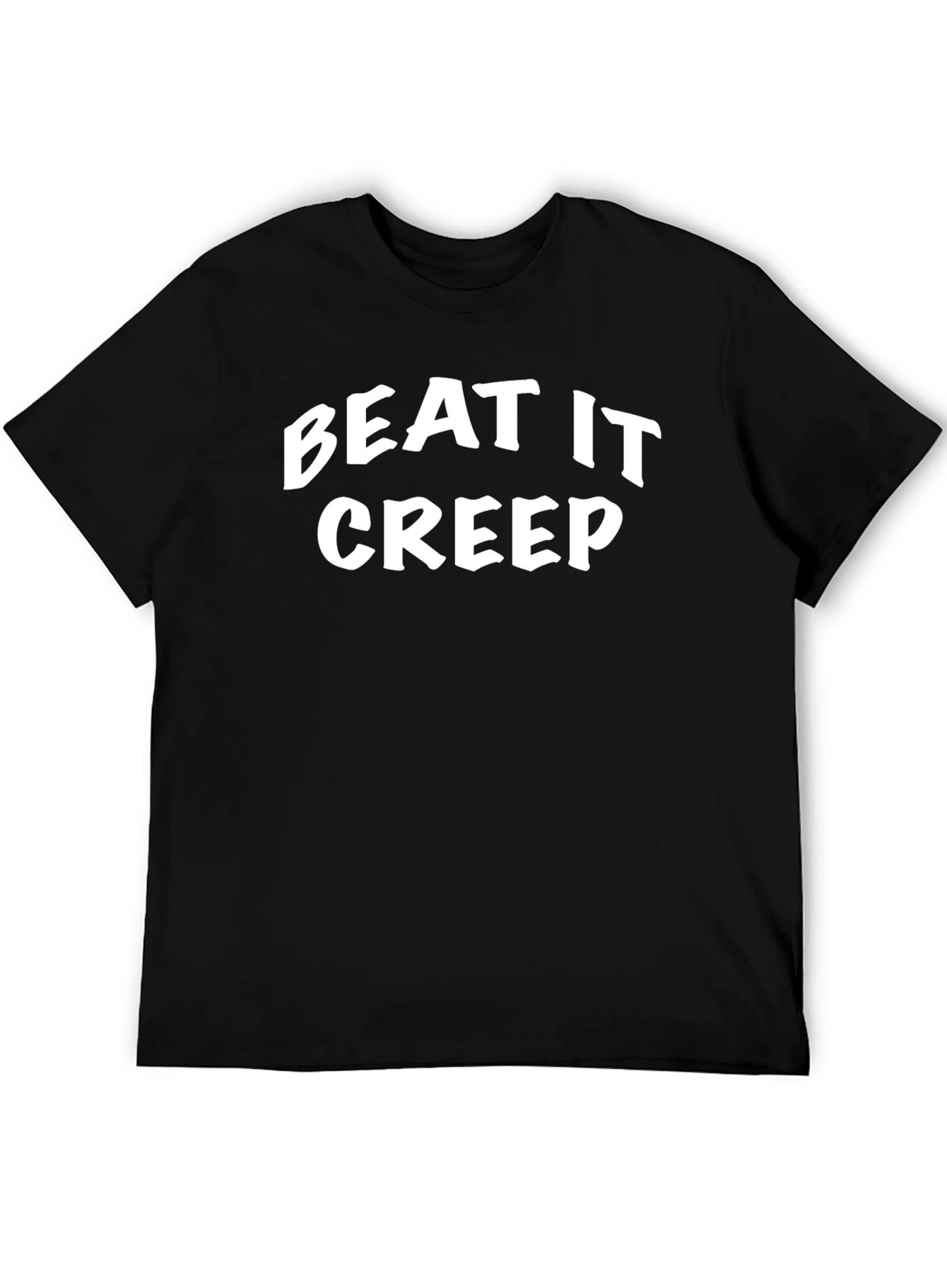 Beat It Creep Graphic Black T-Shirt