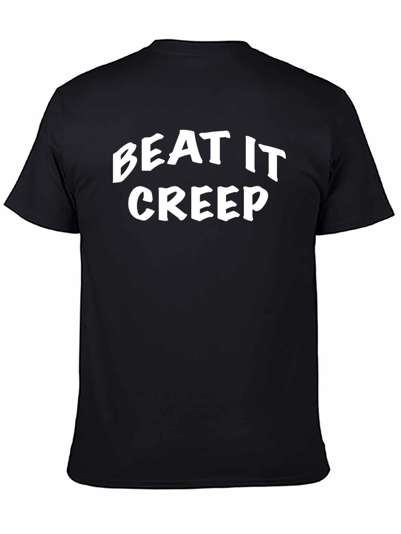 Beat It Creep Graphic Black T-Shirt