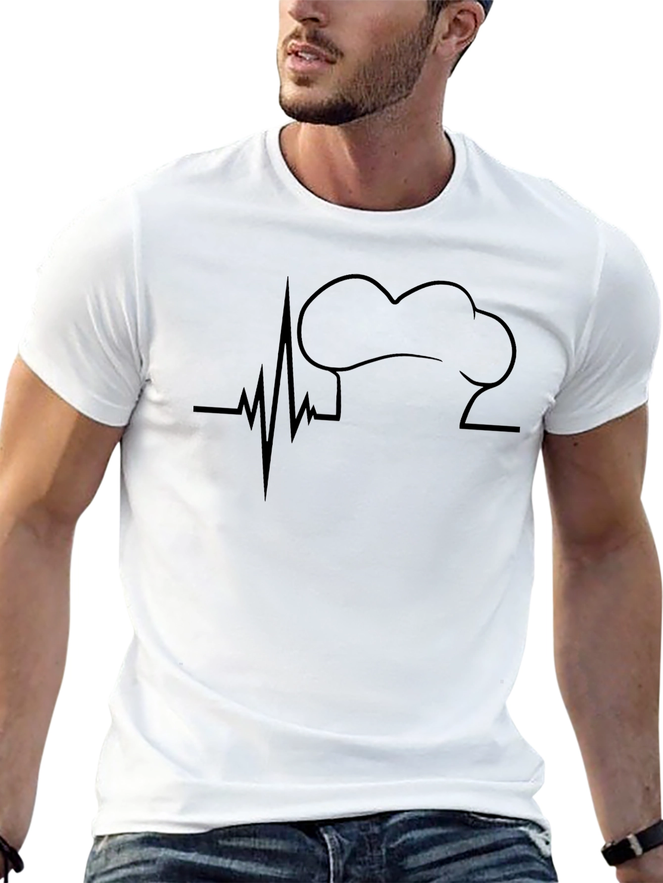Chefs Heartbeat Graphic Tee - Cook Passion
