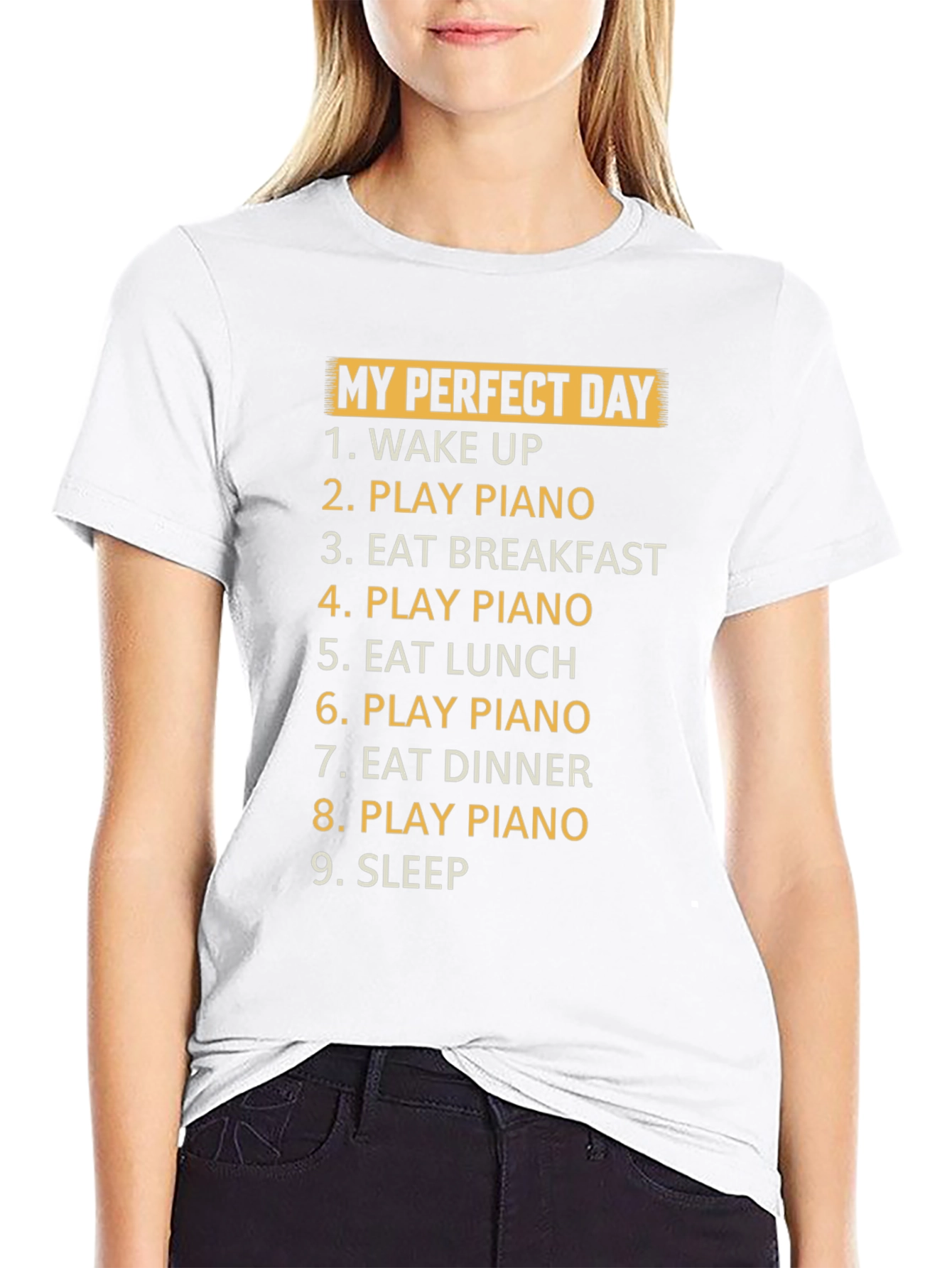 My Perfect Day Piano T-Shirt