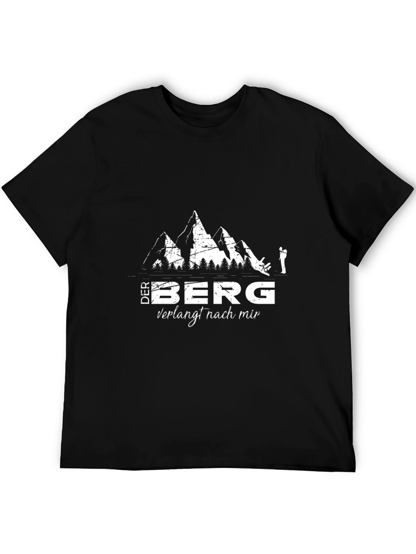 Mountain Calling Black T-Shirt