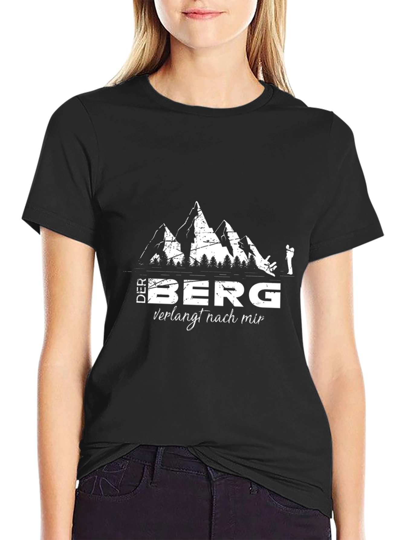 Mountain Calling Black T-Shirt