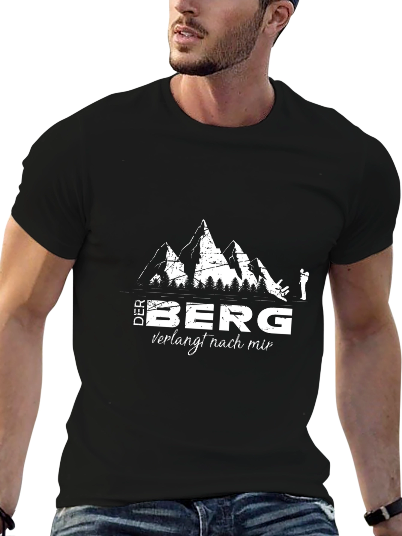 Mountain Calling Black T-Shirt