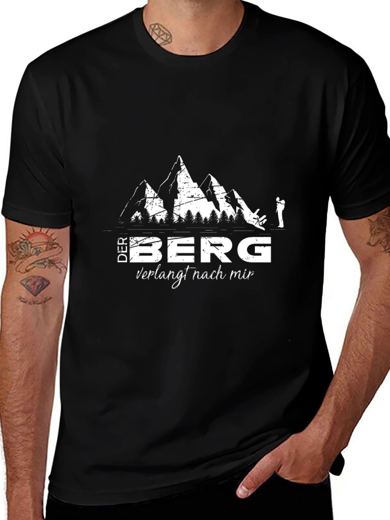 Mountain Calling Black T-Shirt