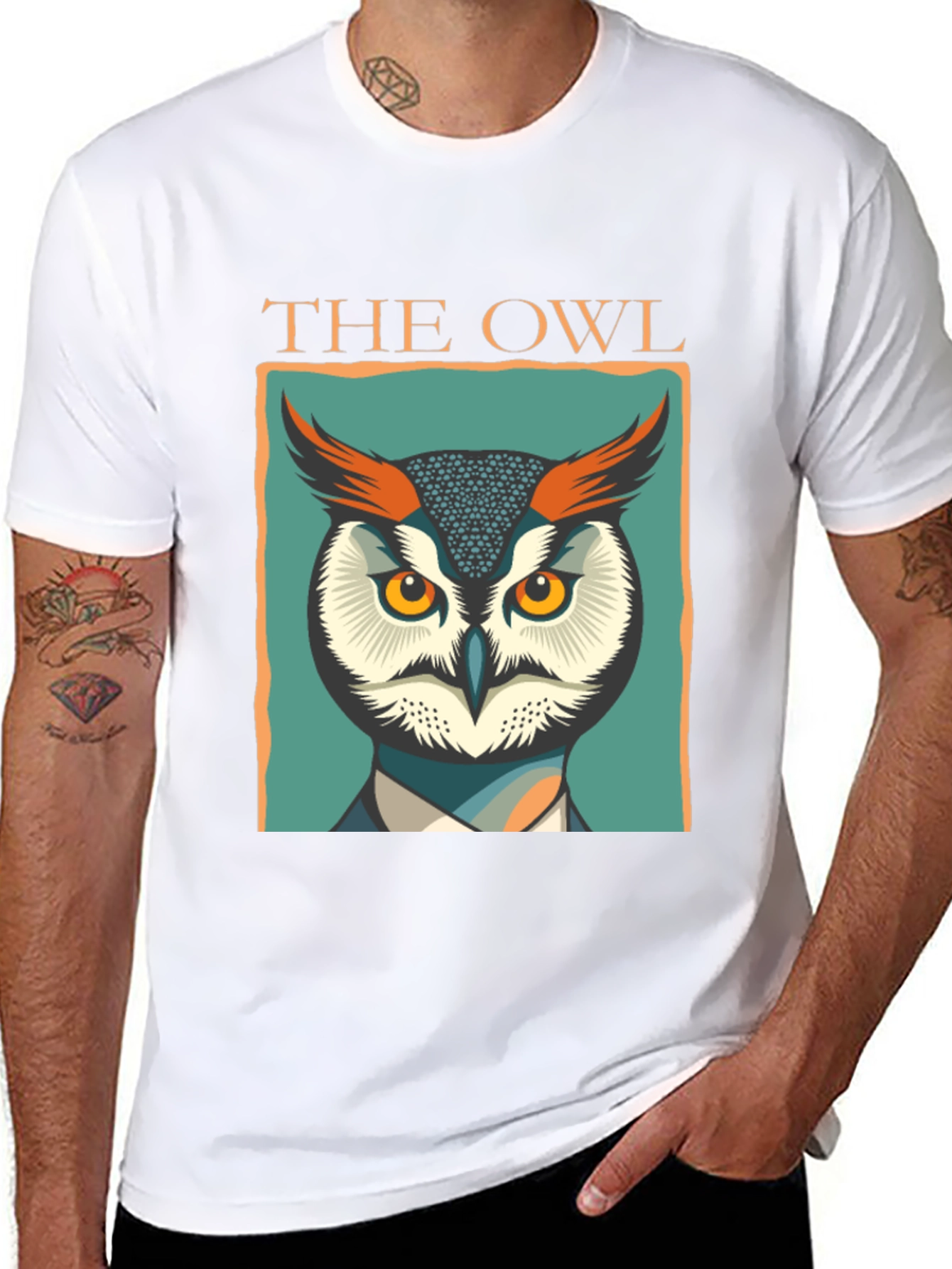 The Owl T-Shirt - Unique Graphic Tee