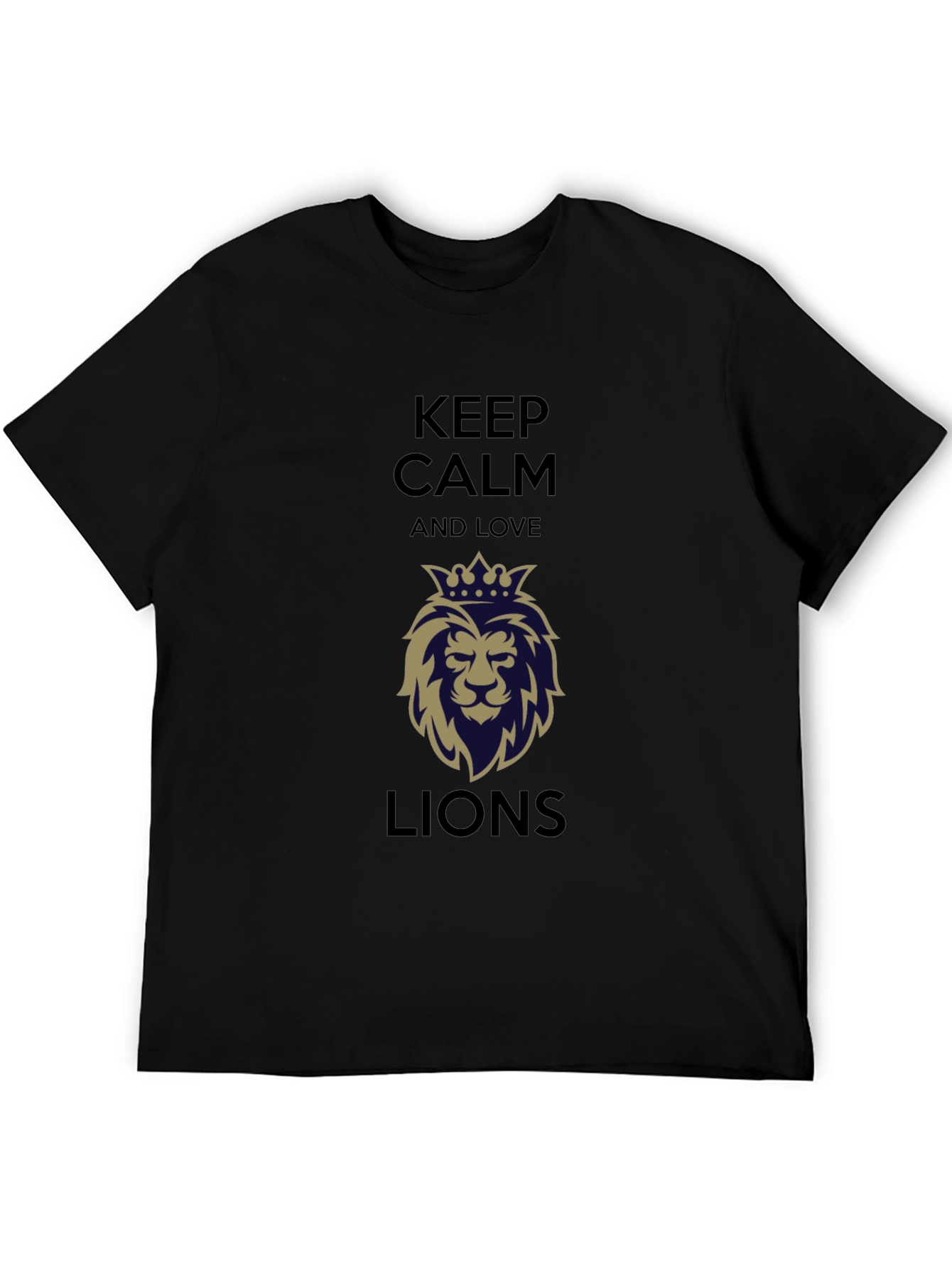 Keep Calm and Love Lions Graphic Tee