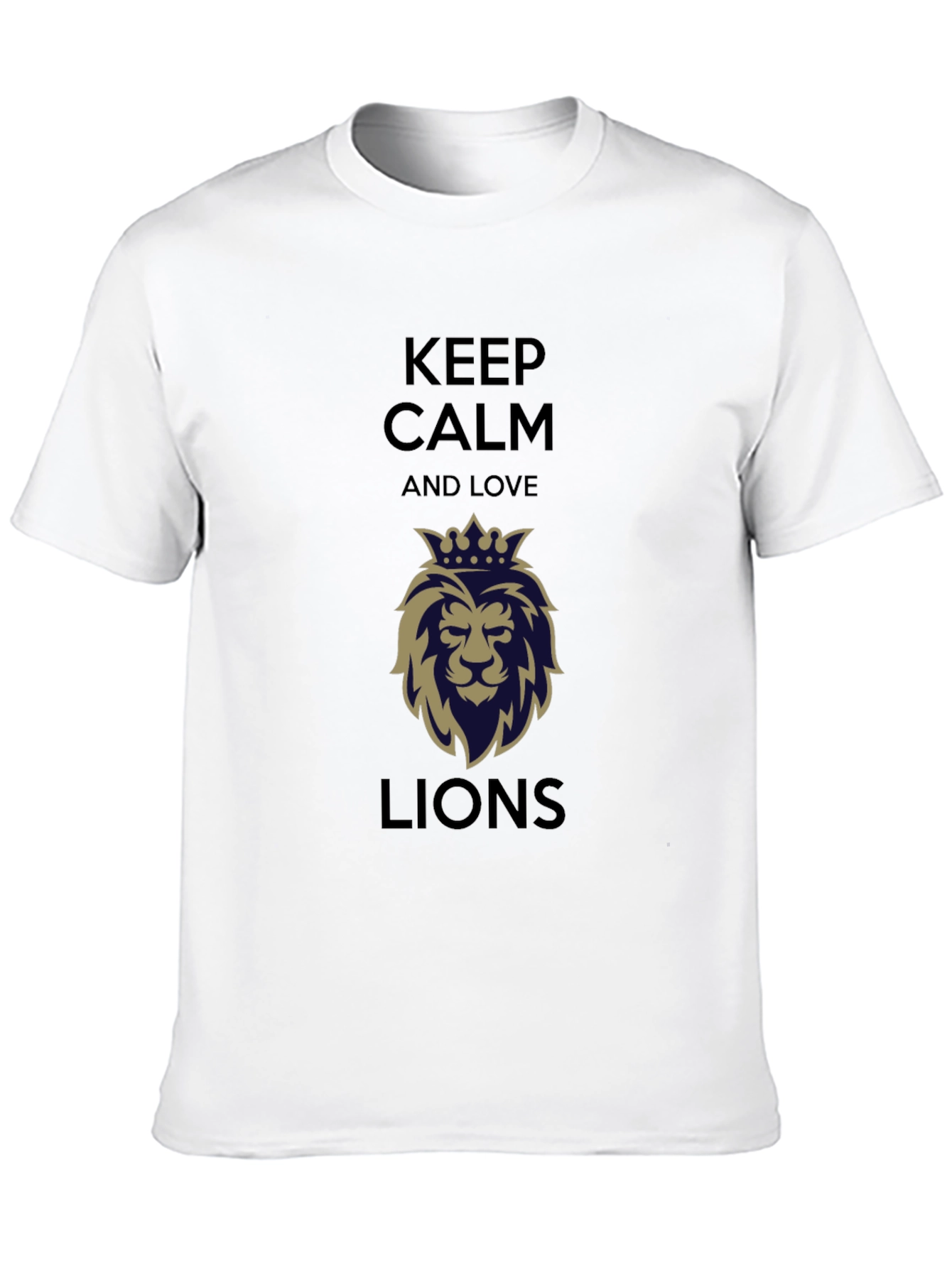 Keep Calm and Love Lions Graphic Tee