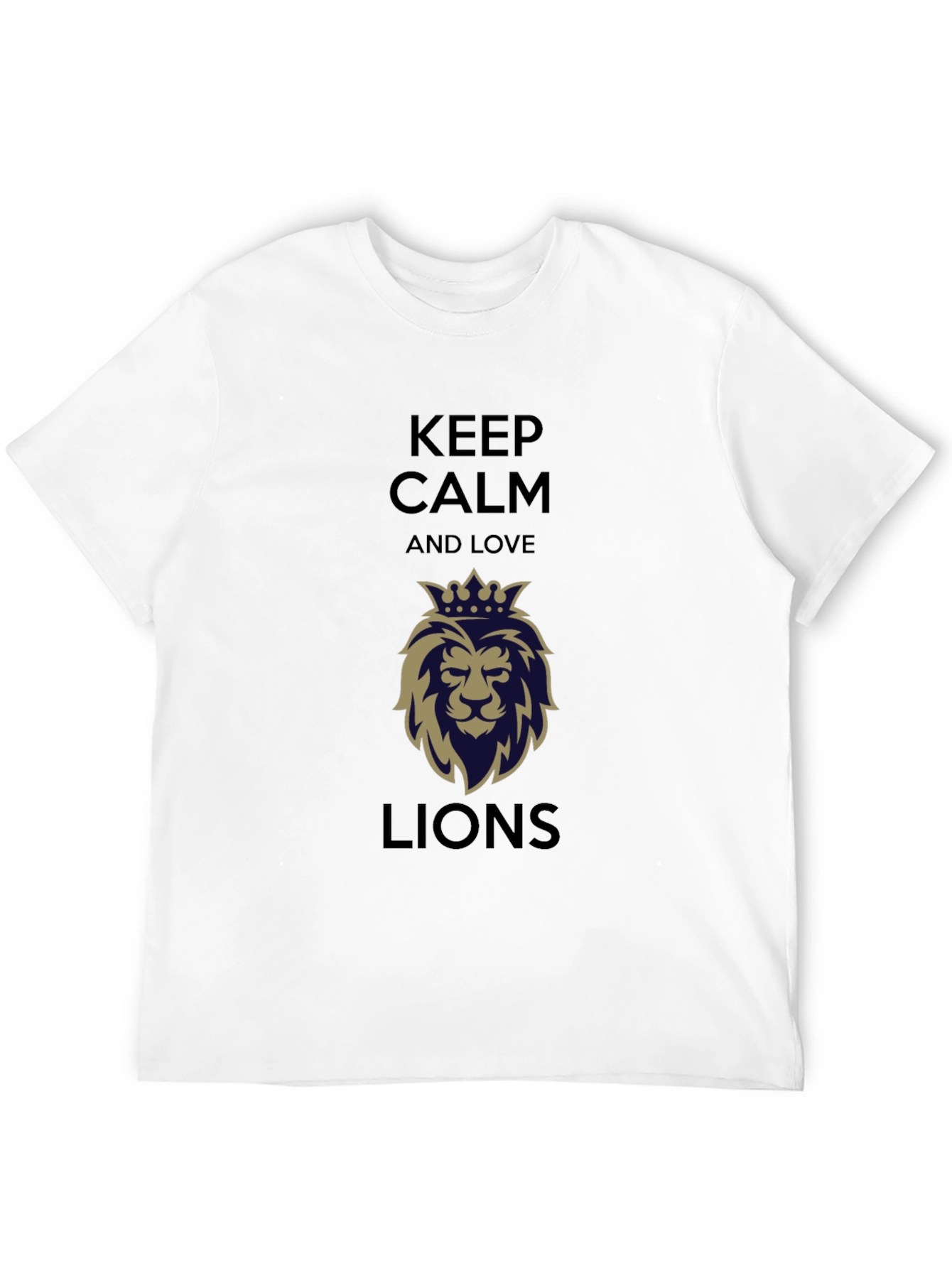 Keep Calm and Love Lions Graphic Tee