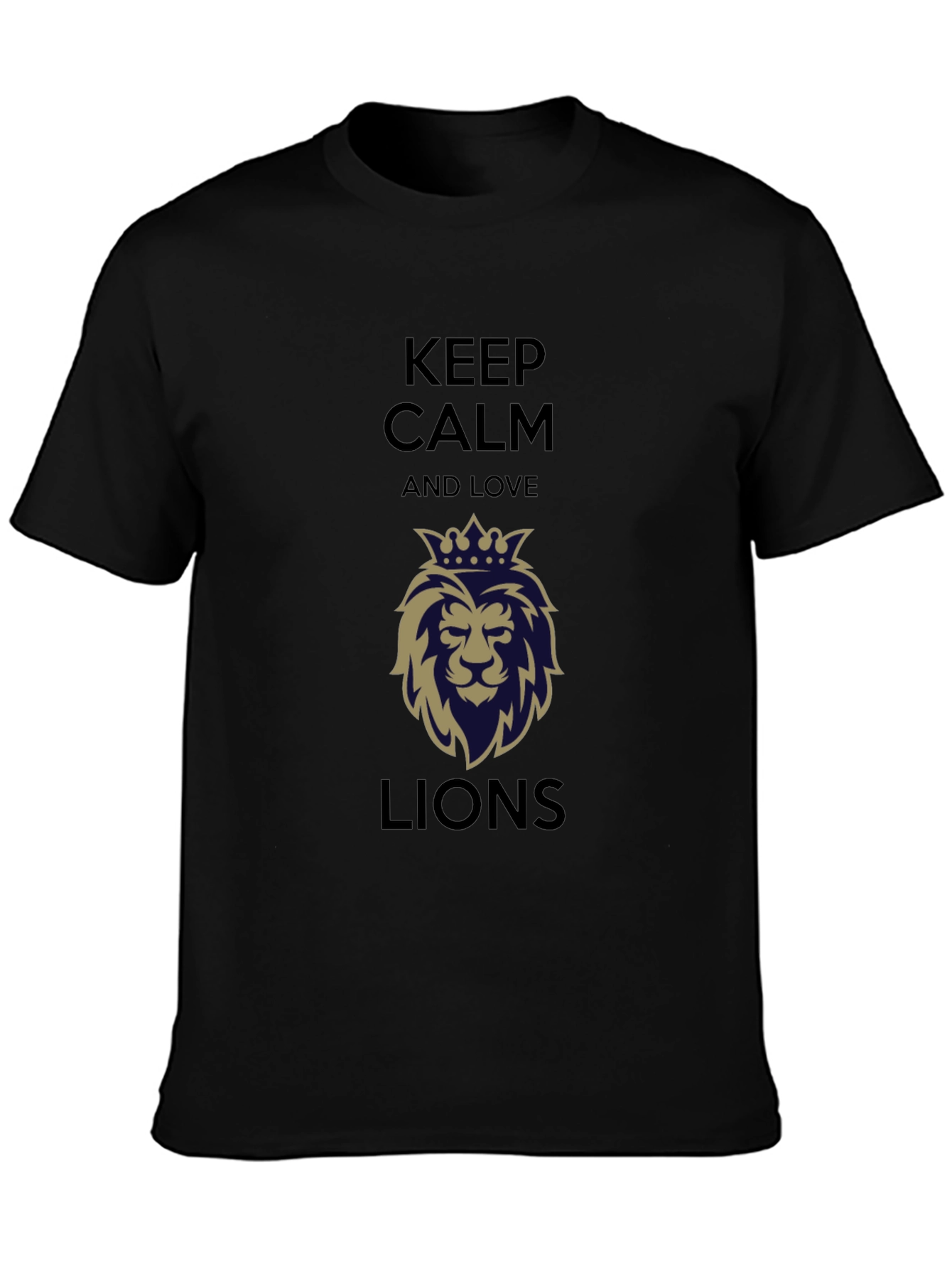 Keep Calm and Love Lions Graphic Tee