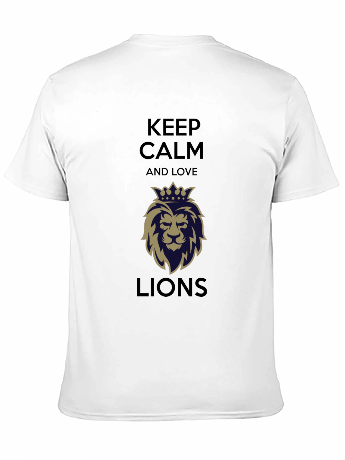 Keep Calm and Love Lions Graphic Tee