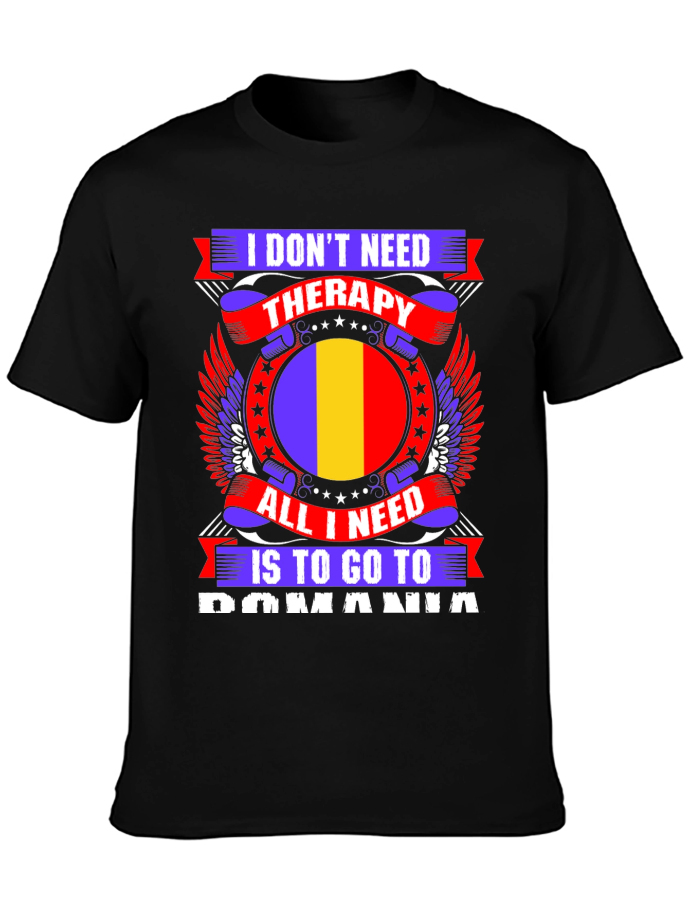 Romania Therapy Graphic Tee