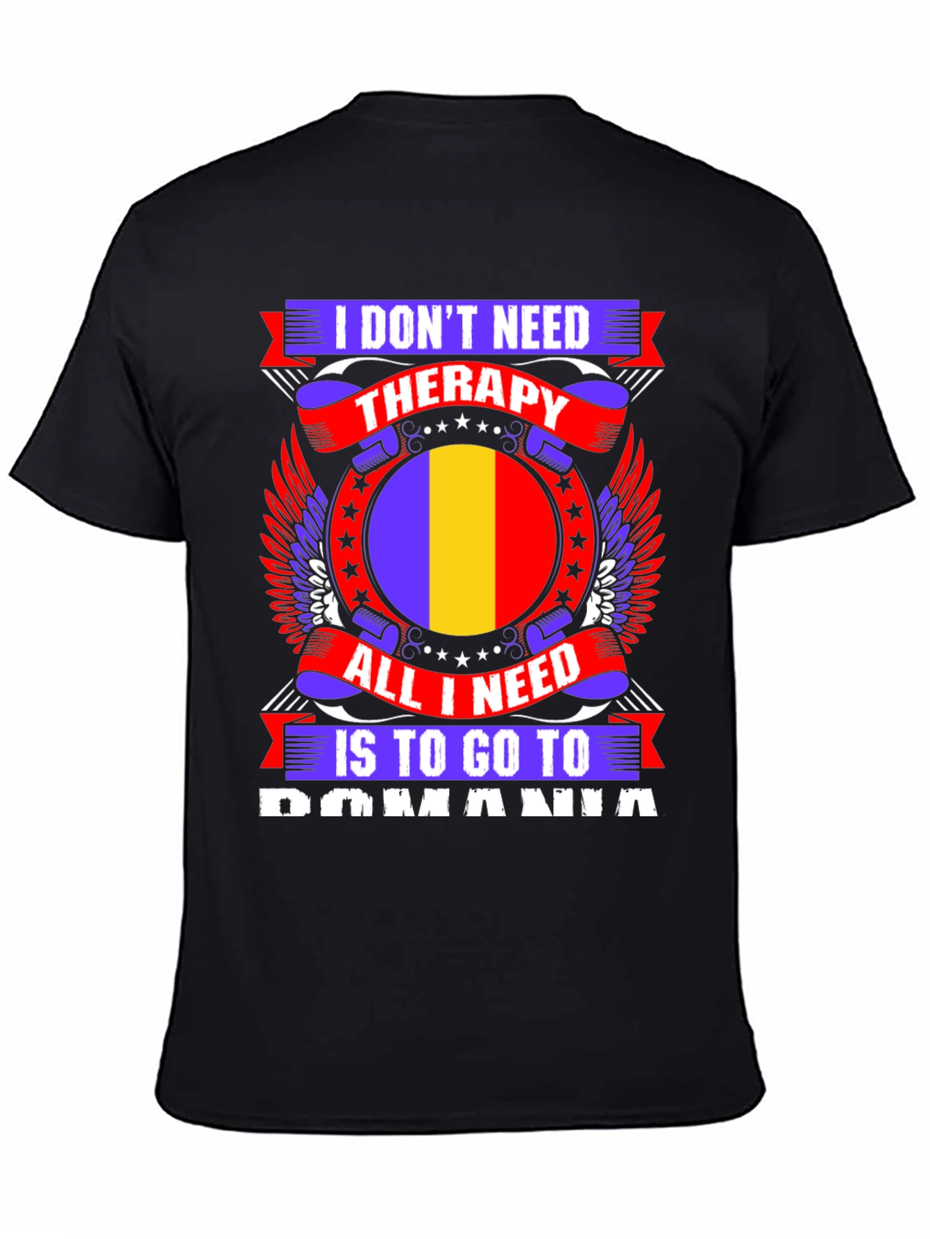 Romania Therapy Graphic Tee
