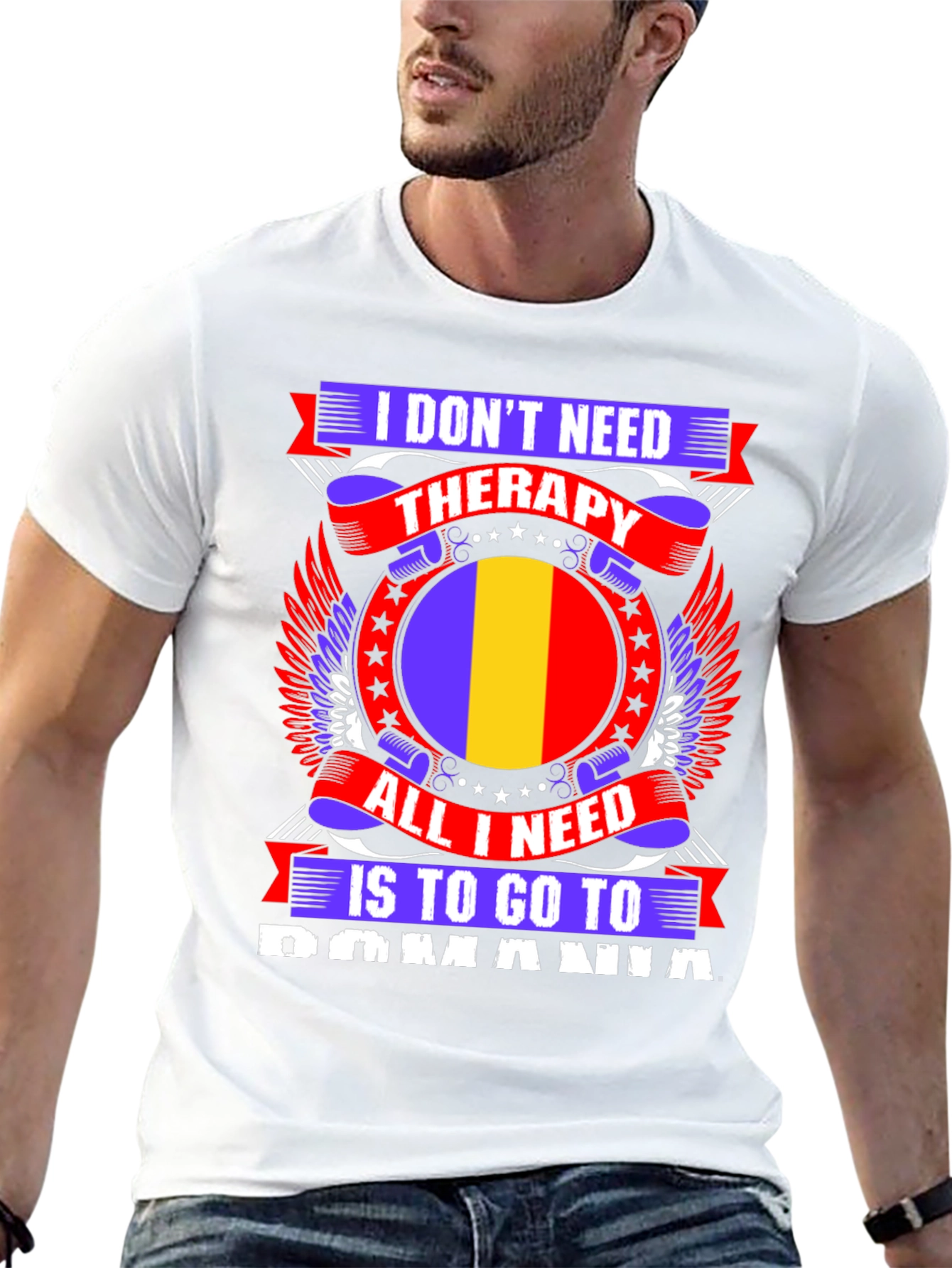 Romania Therapy Graphic Tee
