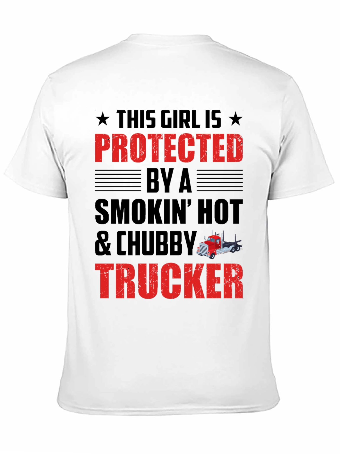 Protected by a Trucker Graphic Tee