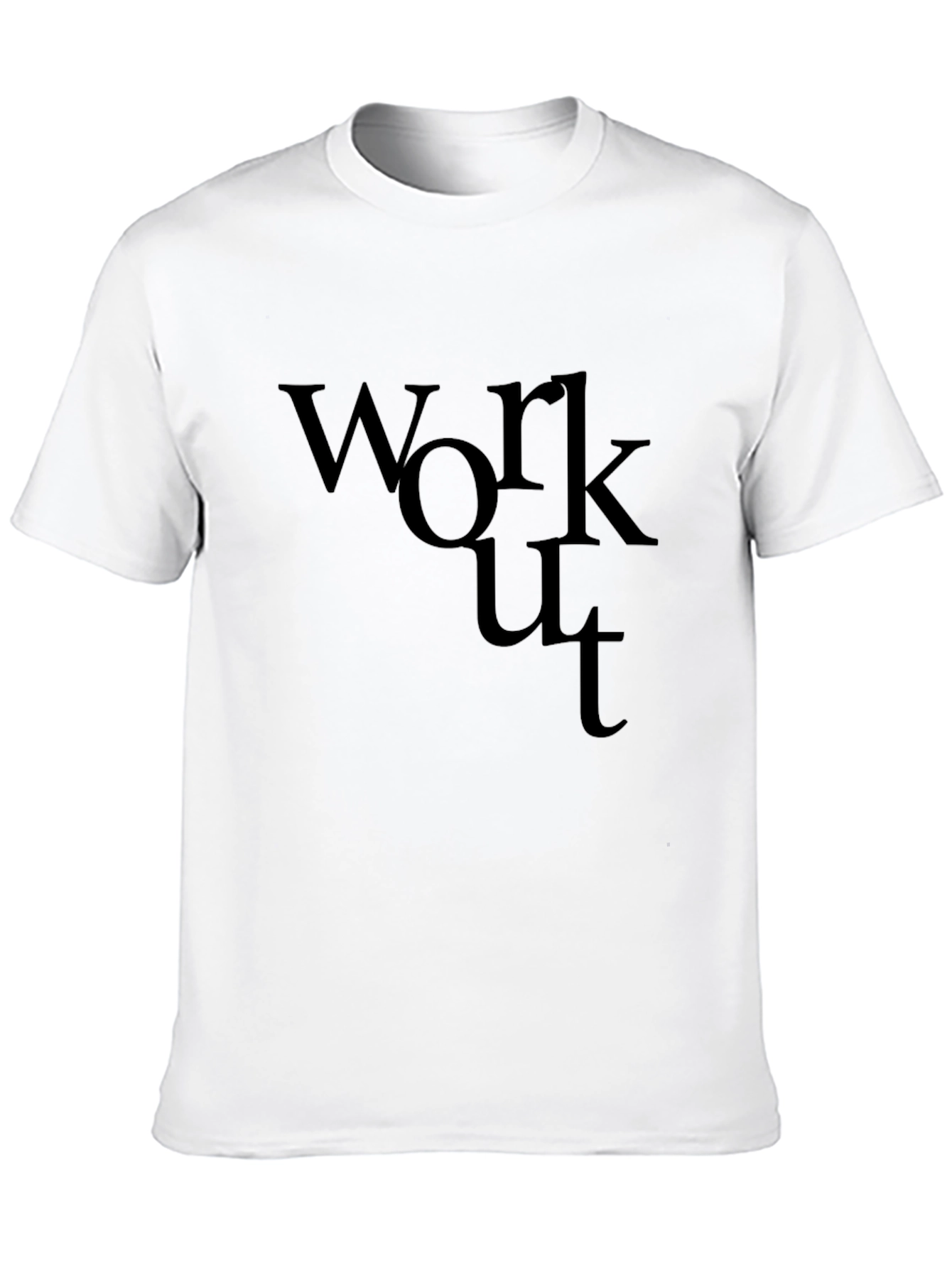Workout T-Shirt - Black Graphic Tee