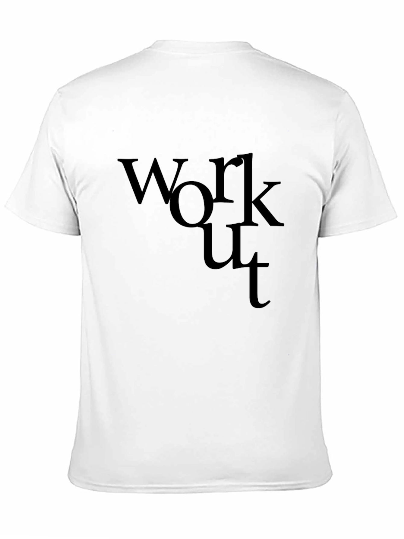 Workout T-Shirt - Black Graphic Tee