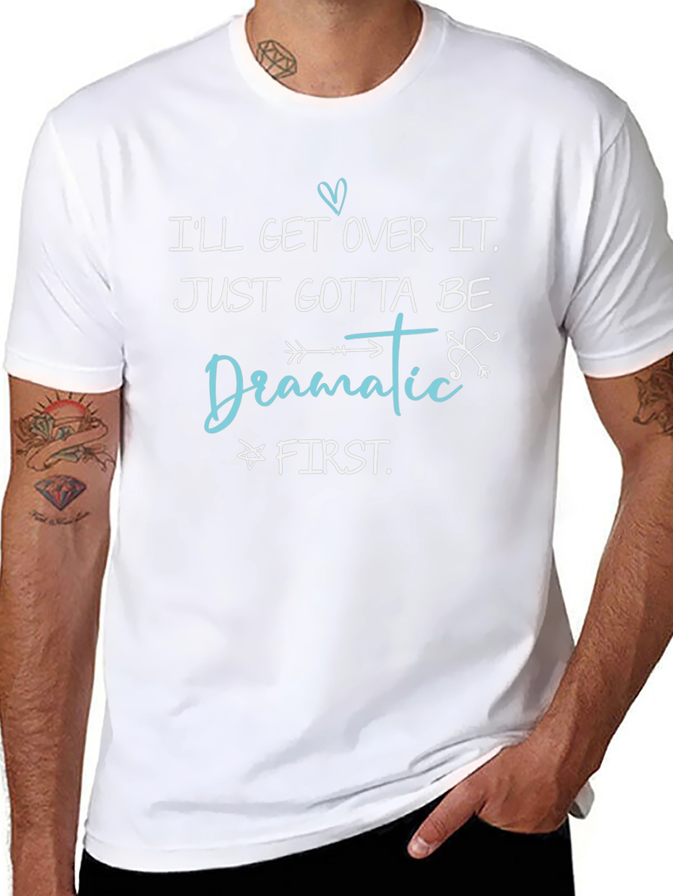 Dramatic First T-Shirt - Funny Sarcastic Tee