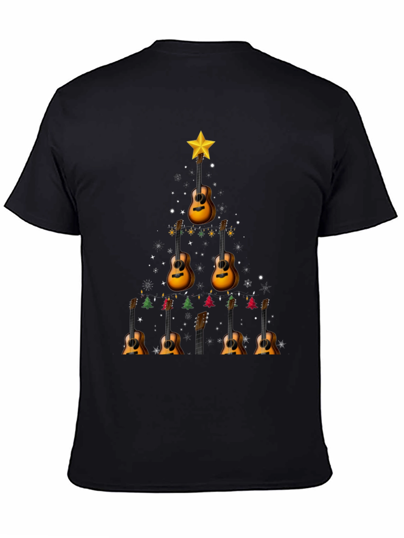 Guitar Christmas Tree T-Shirt