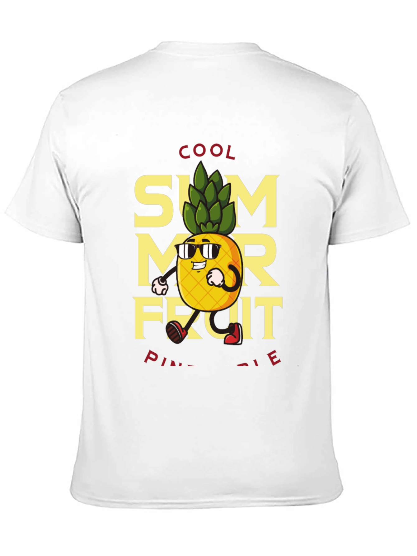 Cool Summer Fruit Pineapple Graphic Tee