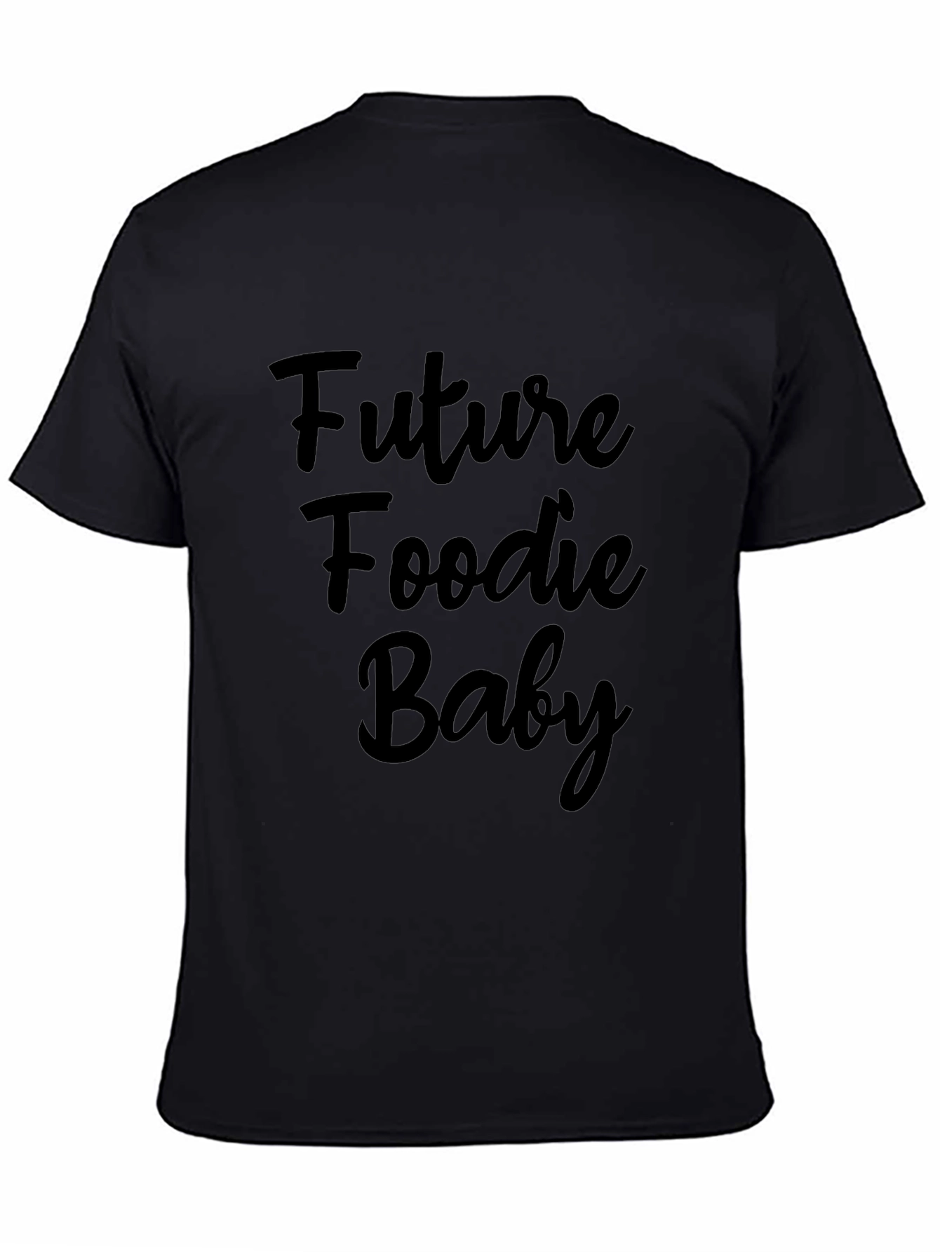 Future Foodie Baby Black T-Shirt