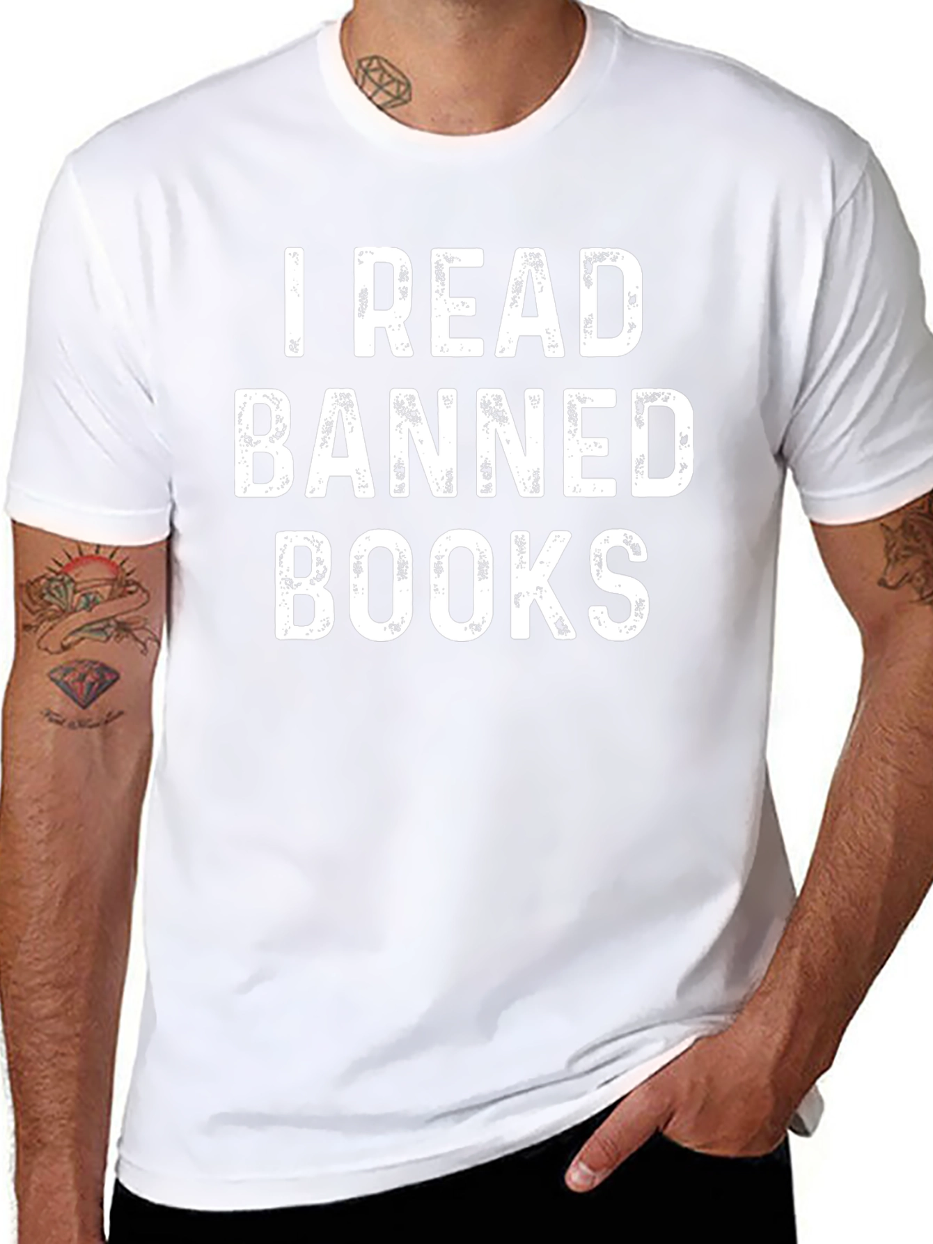 I Read Banned Books Black T-Shirt