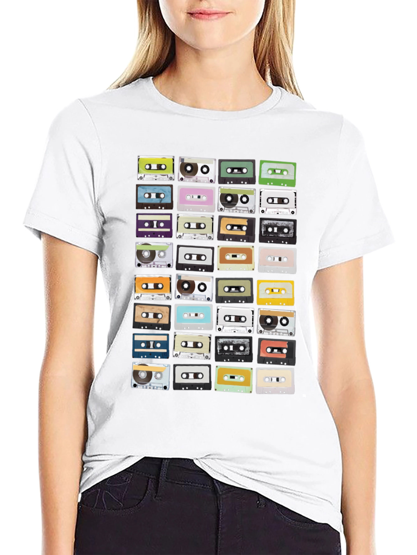 Retro Cassette Tape T-Shirt - Music Lover Tee