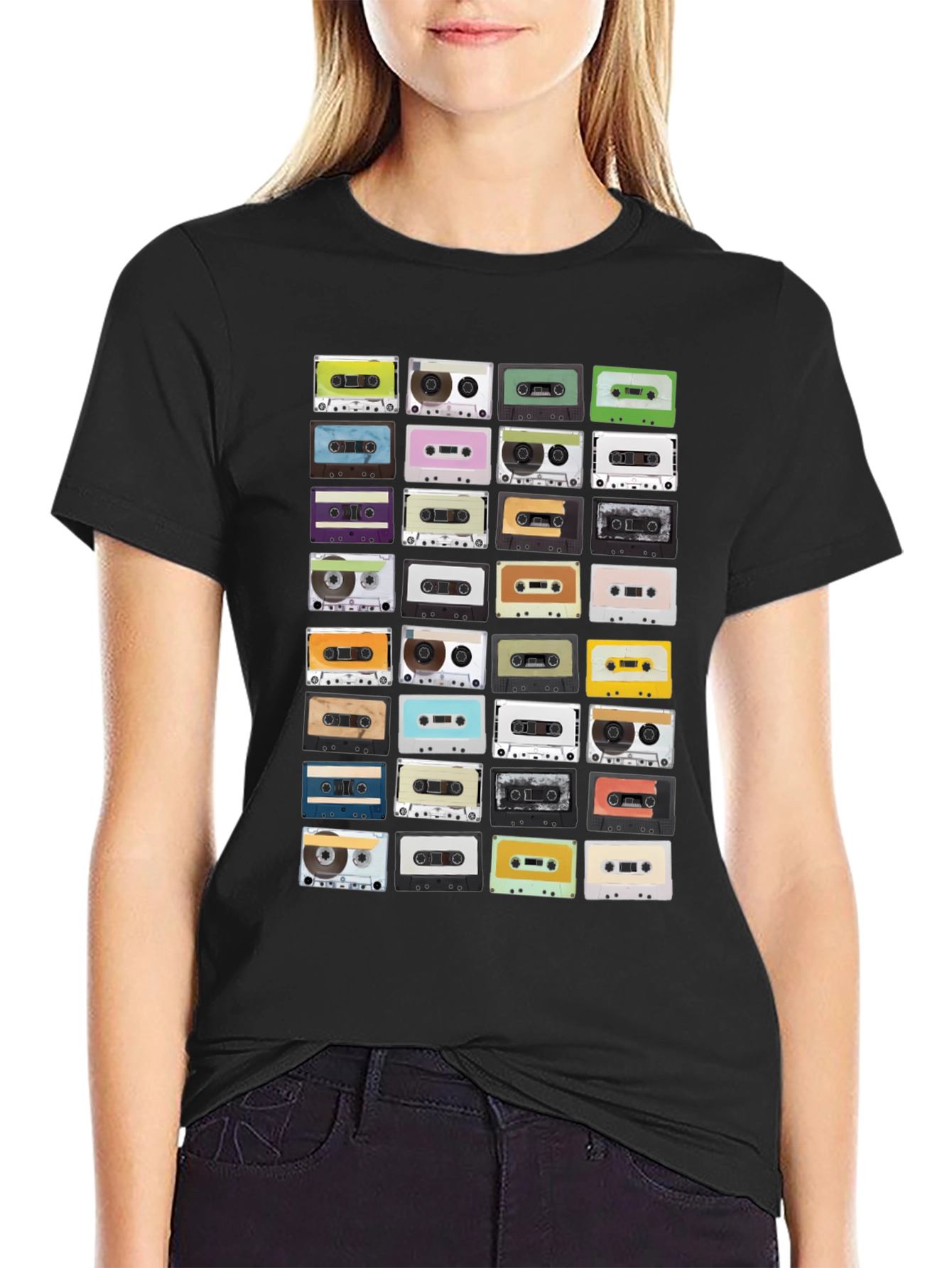 Retro Cassette Tape T-Shirt - Music Lover Tee