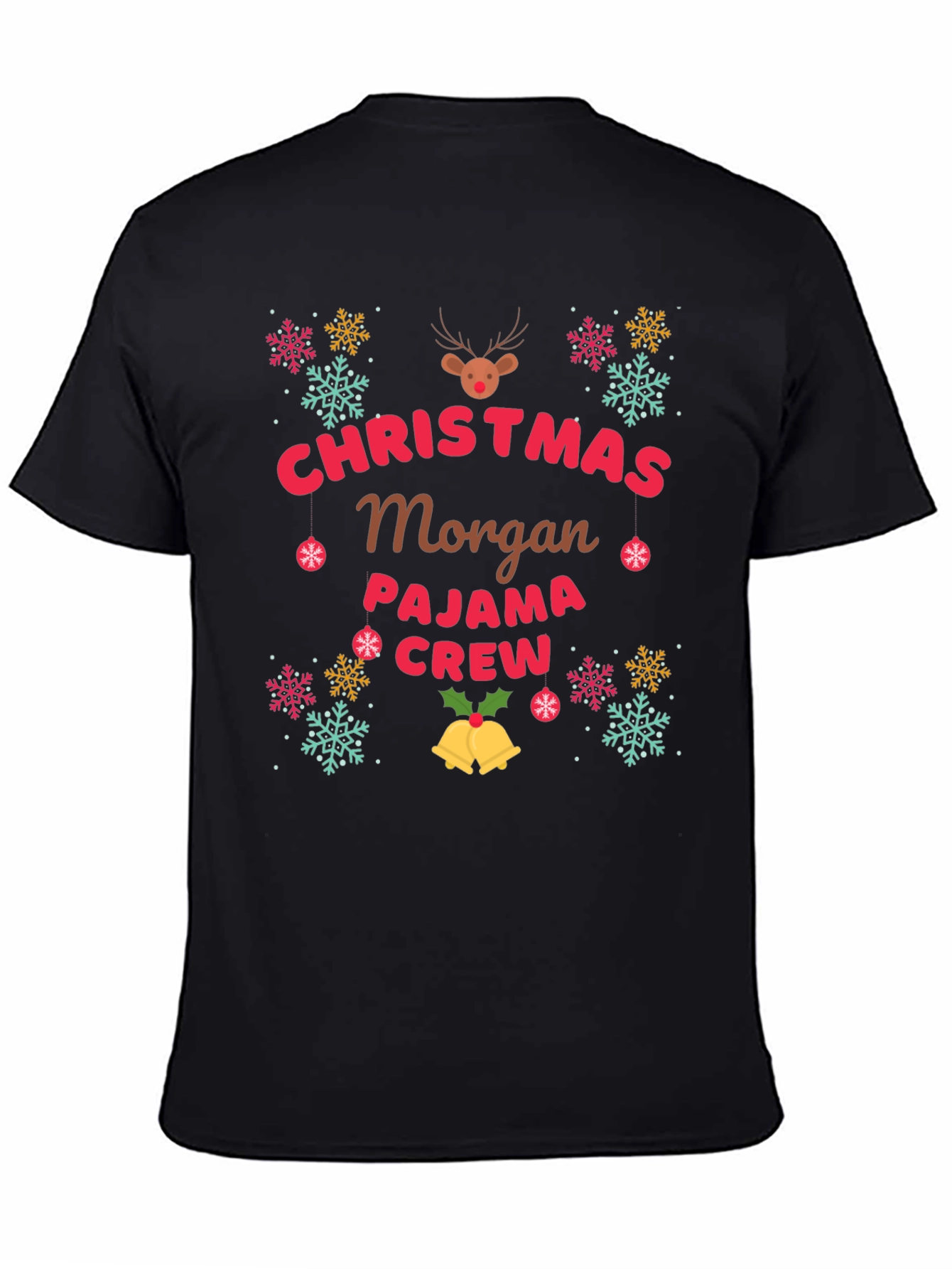 Christmas Morgan Pajama Crew T-Shirt