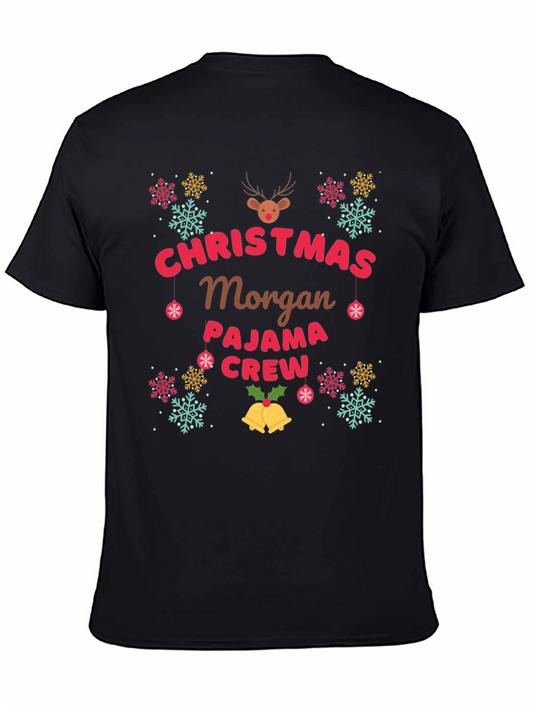 Christmas Morgan Pajama Crew T-Shirt