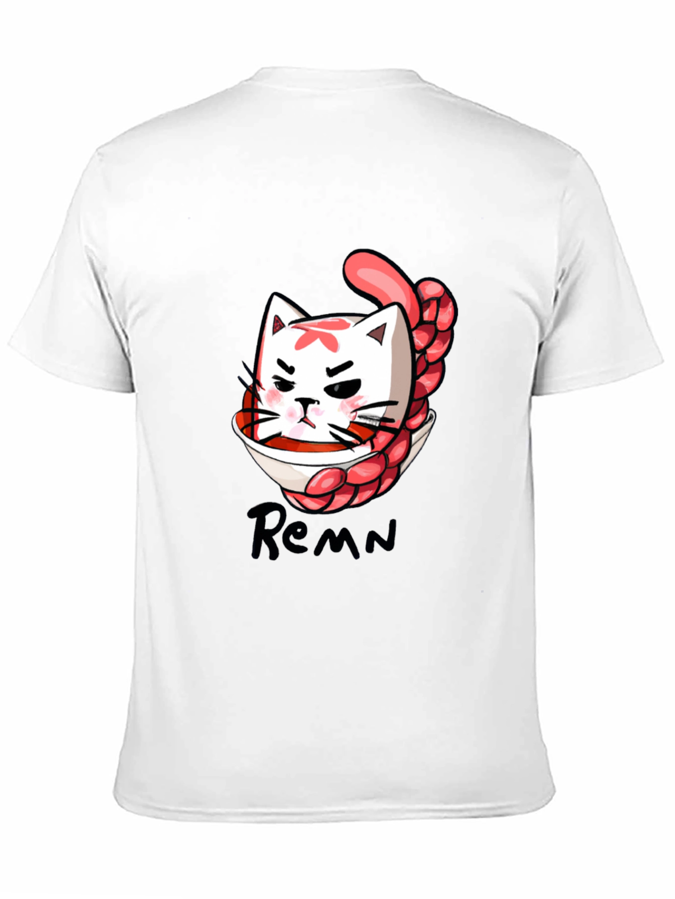 Cat Ramen Bowl T-Shirt - Anime Inspired