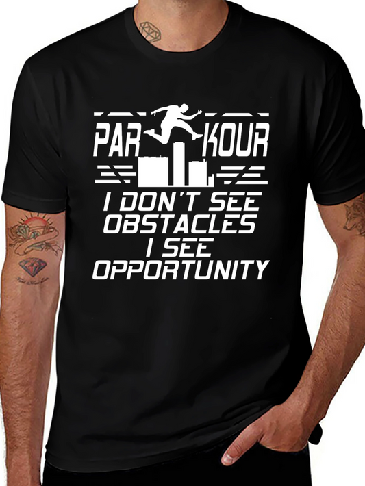 Parkour Opportunity T-Shirt Black