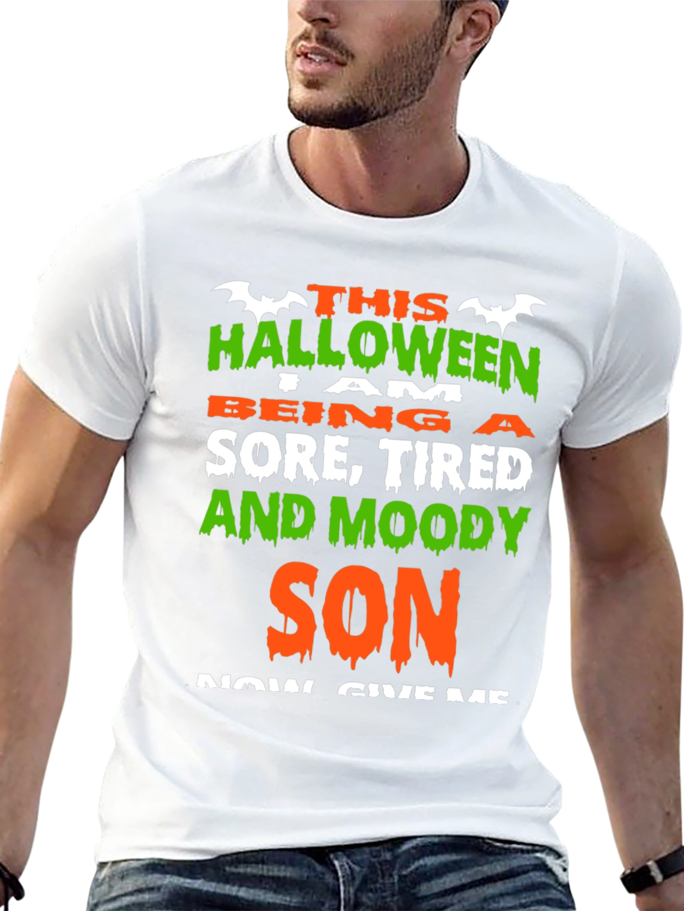 Halloween Sore Tired & Moody Son T-Shirt