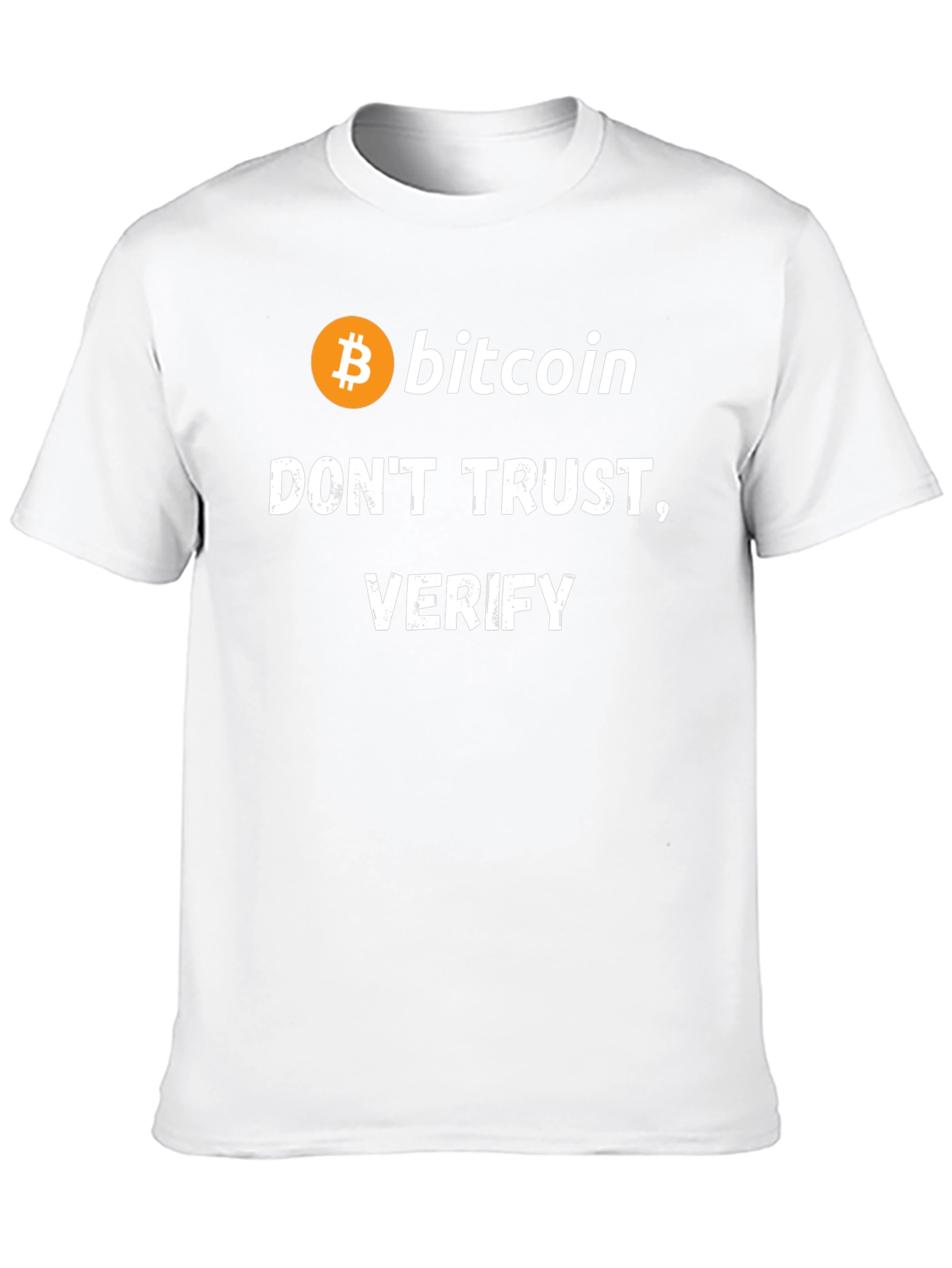 Bitcoin Dont Trust Verify Black T-Shirt