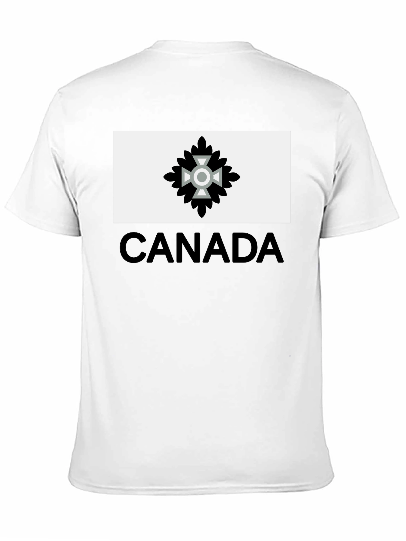 Canada T-Shirt with Unique Emblem - Black