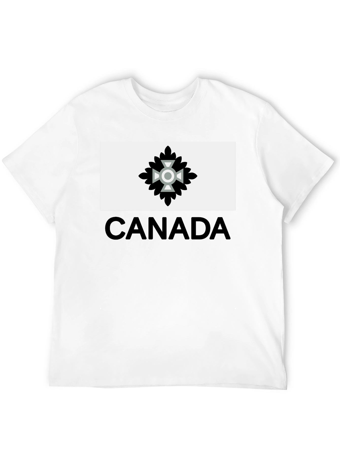Canada T-Shirt with Unique Emblem - Black