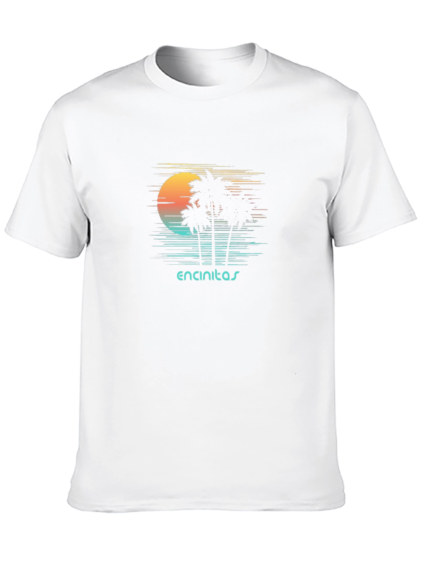 Encinitas Palm Sunset Graphic T-Shirt