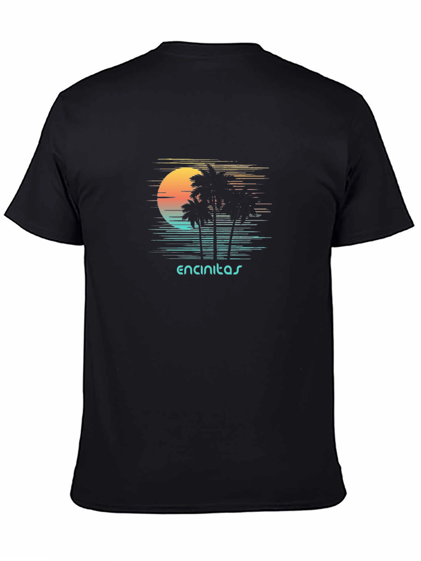 Encinitas Palm Sunset Graphic T-Shirt