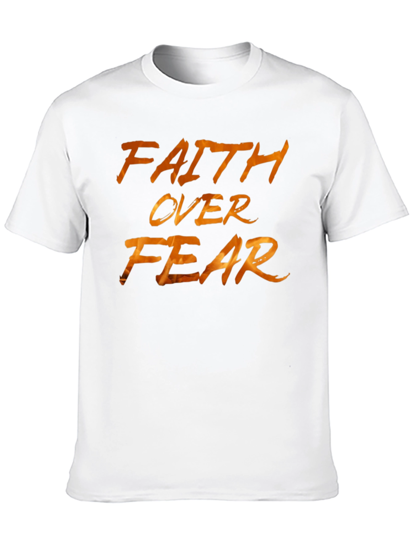 Faith Over Fear Black Graphic Tee